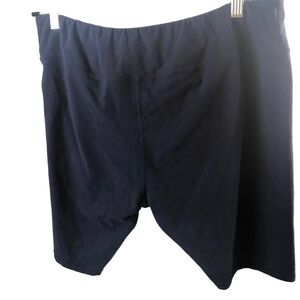 Weintee Cycling Style Shorts Women XXL Navy Cotton Knit  ElasticInside Waistband